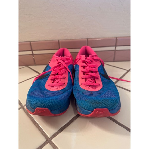 Nike LunarLon Running Shoes Blue Pink Women's Sneakers Athletic - Picture 3 of 8